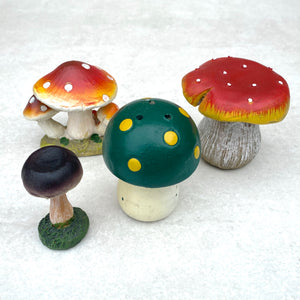 Mushroom Figurine Set - Set 4