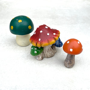 Mushroom Figurine Set - Set 2