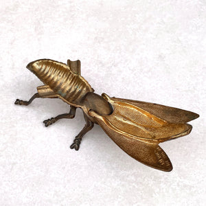 Vintage Brass Bug Ashtray