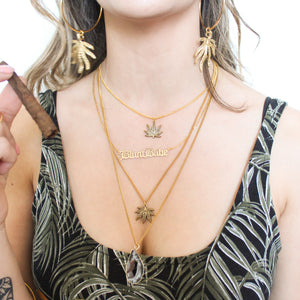 One Hit Wonder Charm Necklace (Gold) - Blunted Objects