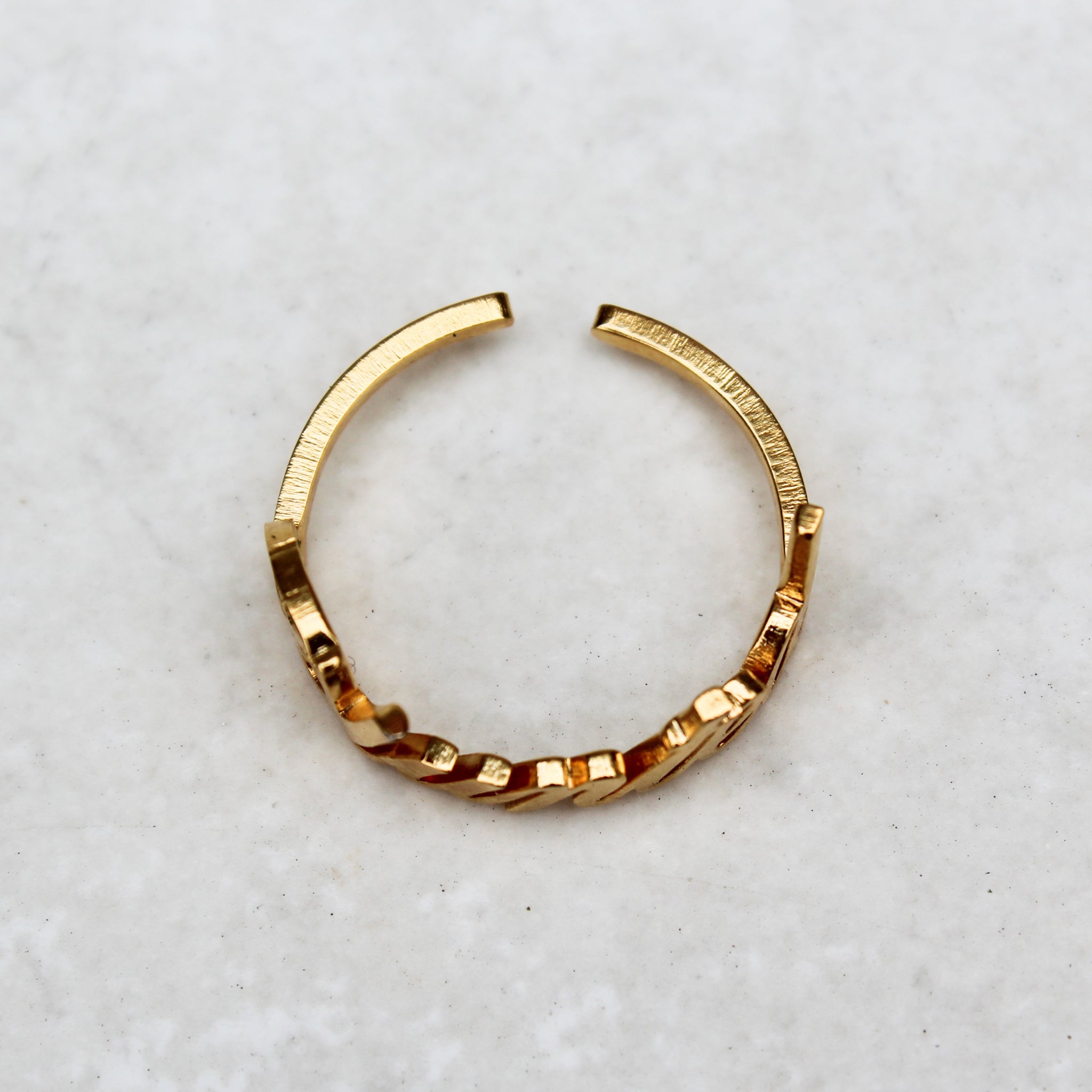 Blunted Gold Statement Ring - Blunted Objects